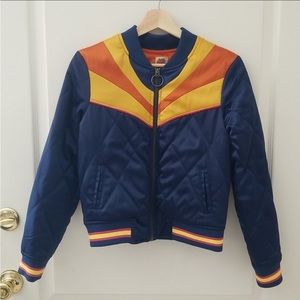 EUC Classic Rock Couture Rising Sun Bomber Jacket